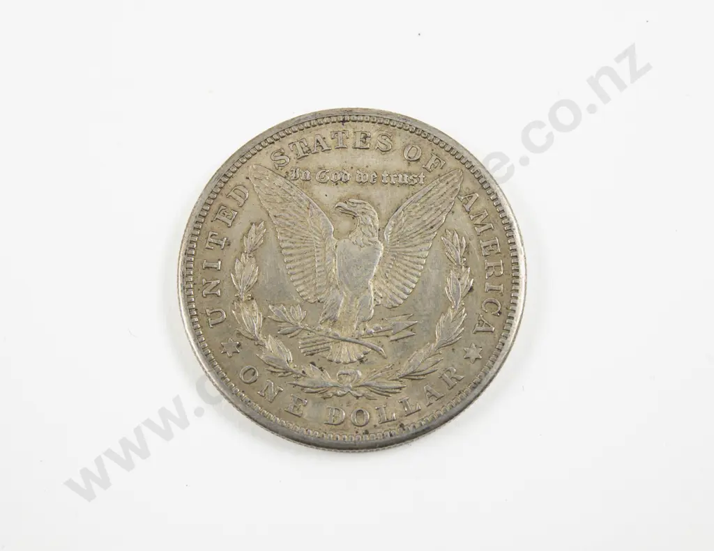 US 1921-S Morgan Silver Dollar Image 1++