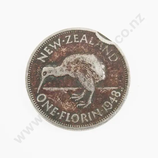 NZ 1948 Florin (flaw?)