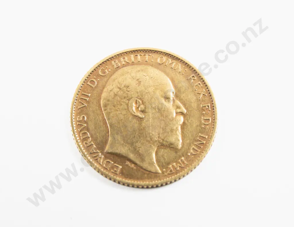 UK 1903 Edward VII Half Sovereign Sydney Mint Image 1++
