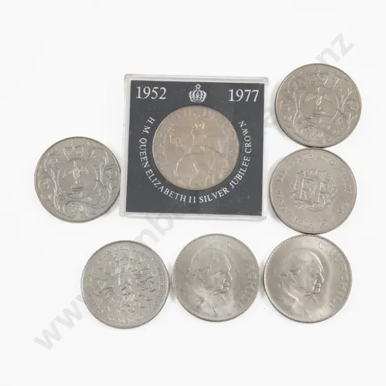 UK Seven Unc Crowns