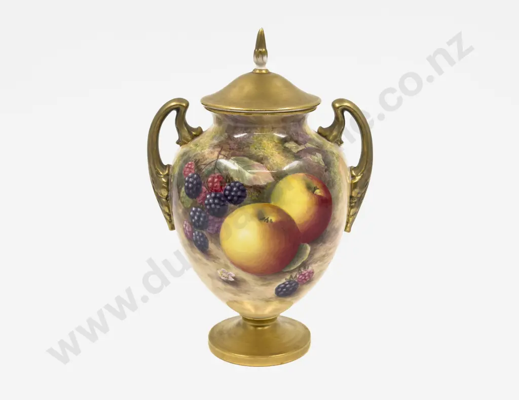 Royal Worcester Lidded Urn Image 1++