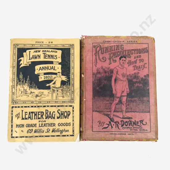 Running Recollections & How To Train, 1902 and New Zealand Lawn Tennis Annual 1920