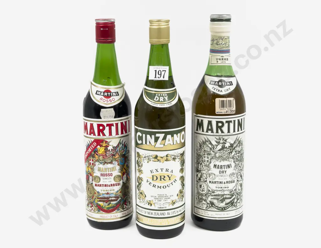 1 x Bottle Cinzano together with 2 x Bottles of Assorted Martini Image 1++