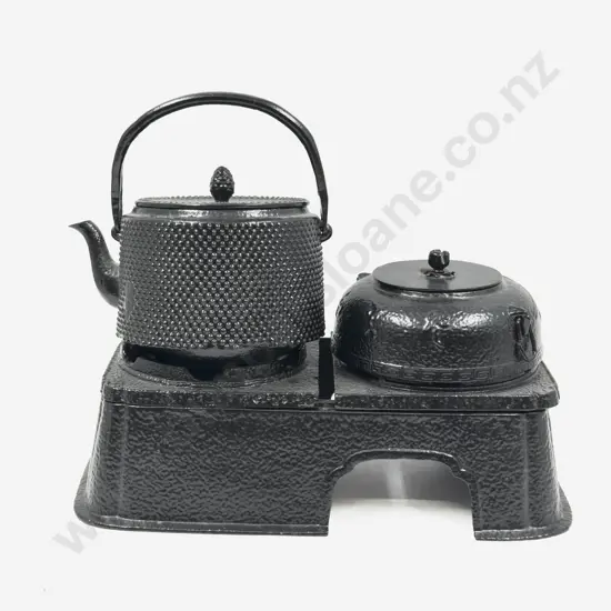Cast Metal Teapot & Assorted