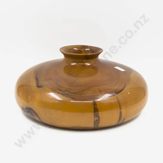 Large Turned Wood Vase