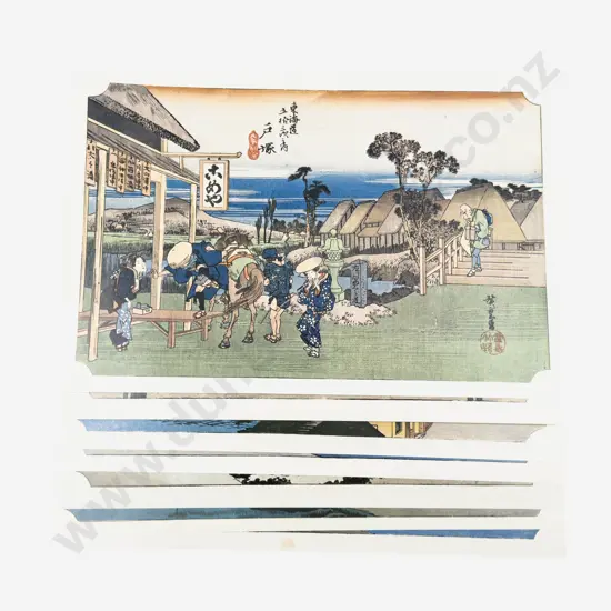 Qty of Assorted Loose Japanese Reproduction Prints