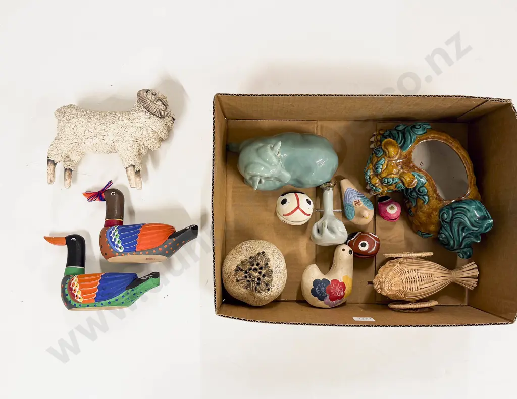 Box Qty of Assorted Animal Ornaments Image 1++