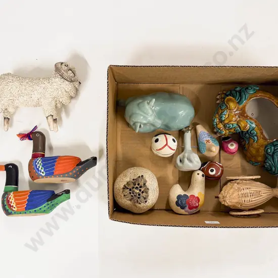 Box Qty of Assorted Animal Ornaments