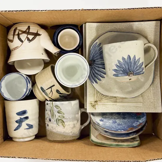 Box Qty of Assorted Pottery