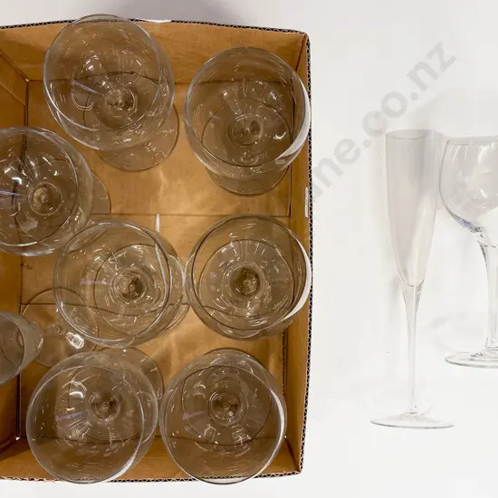 Box Qty of Assorted Glassware