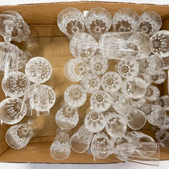 Box Qty of Assorted Glassware