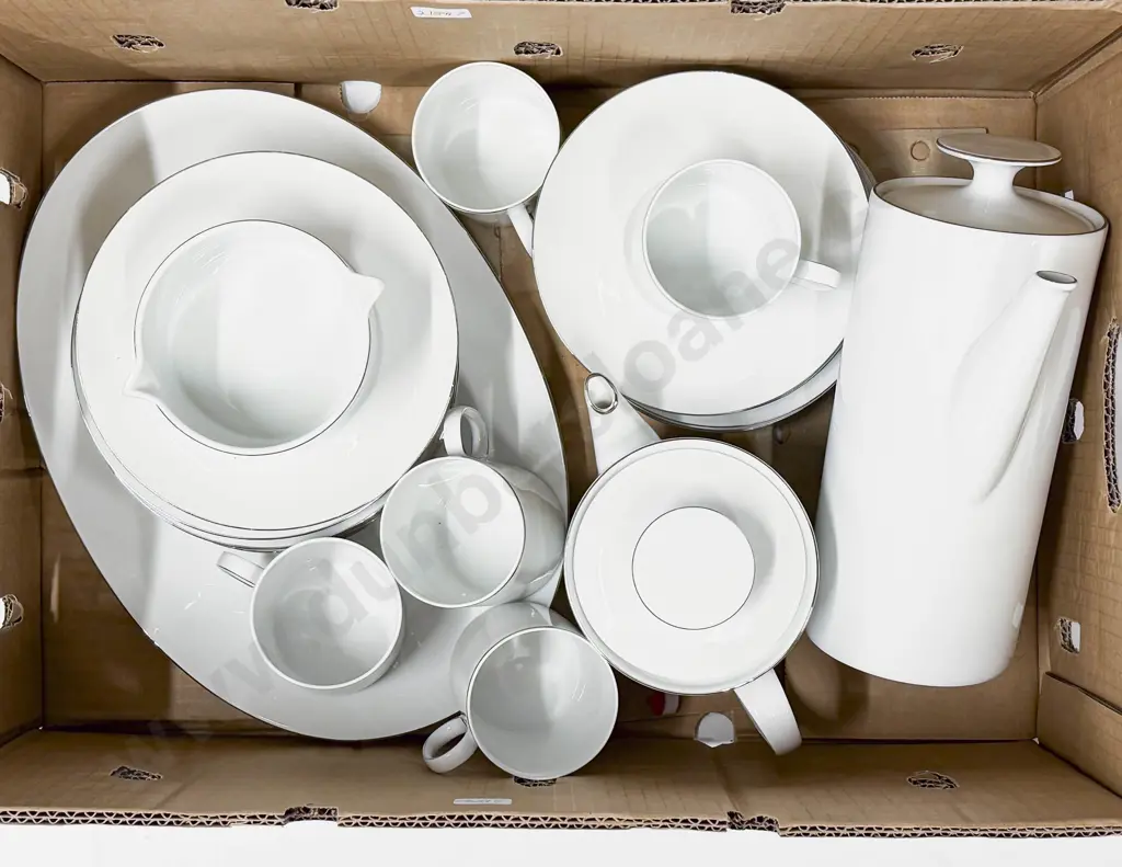 Qty of Assorted Thomas White Crockery Image 1++