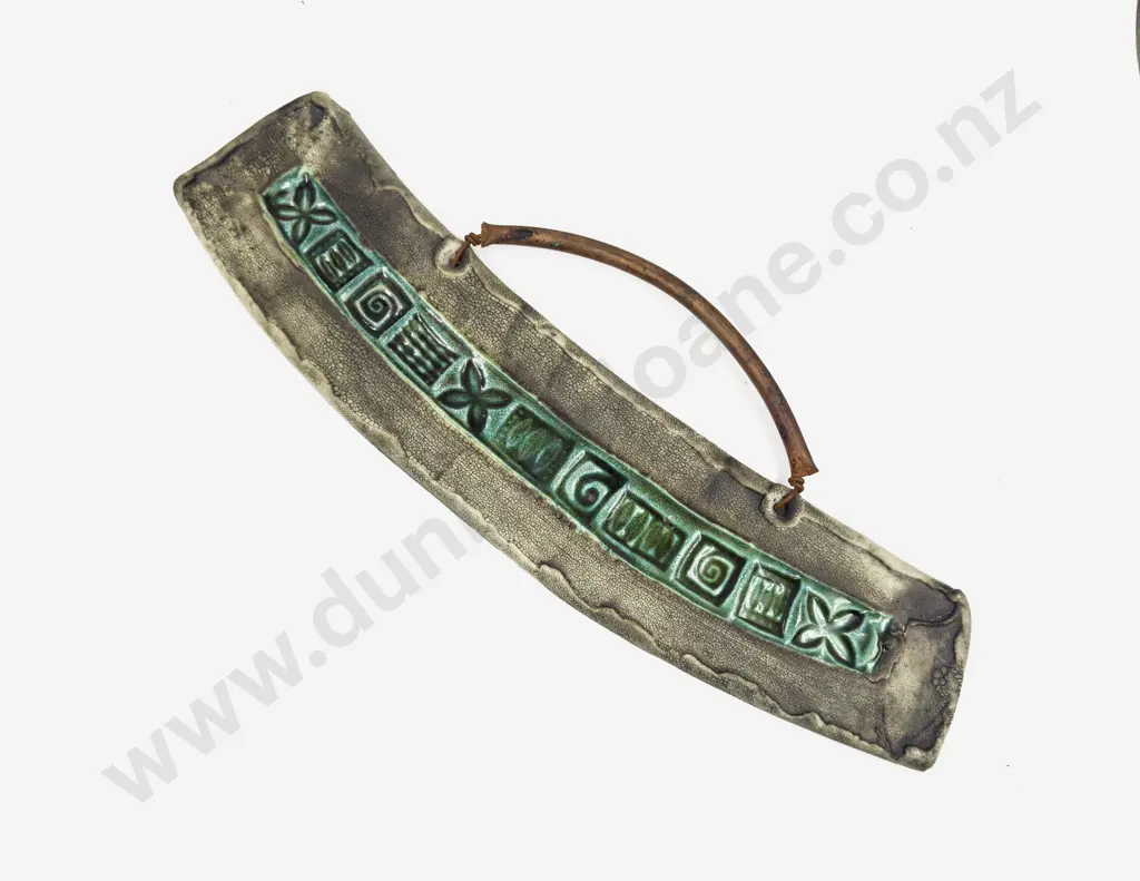 Unmarked Pottery Wall Hanging Image 1++