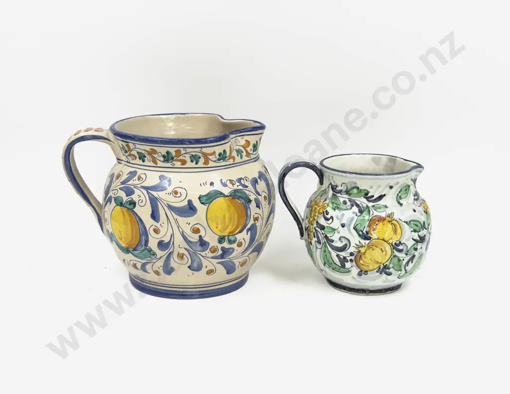 Two Italian Decorative Jugs Image 1++
