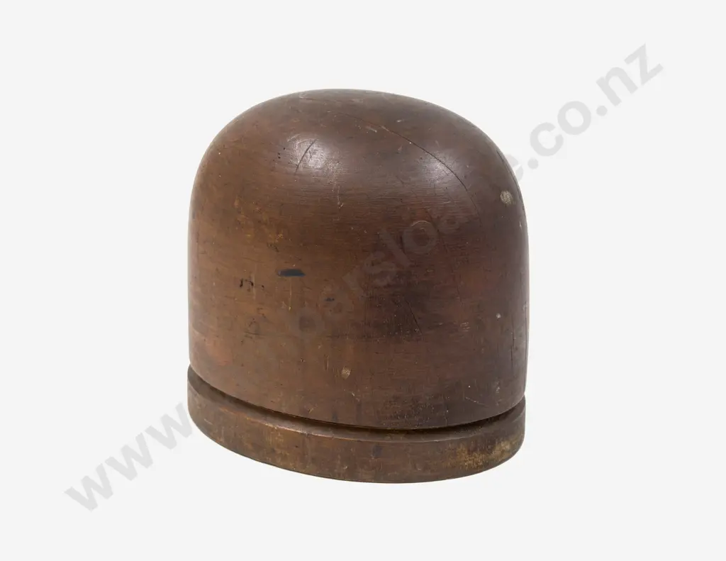 Vintage Wooden Hat Block Image 1++