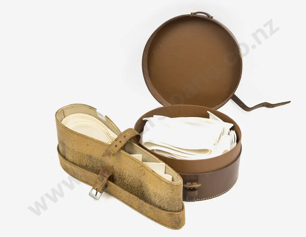 Two Assorted Collar Boxes with Collars Image 1++