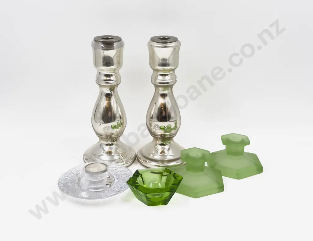 A Qty of Assorted Candle Holders etc Image 1++