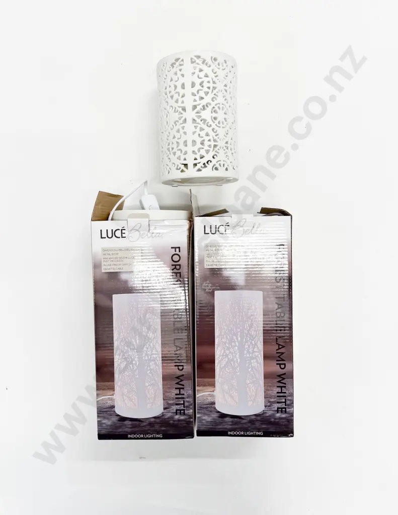 A Pair of Boxed Luce Bella Table Lamps & Other Table Lamp Image 1++
