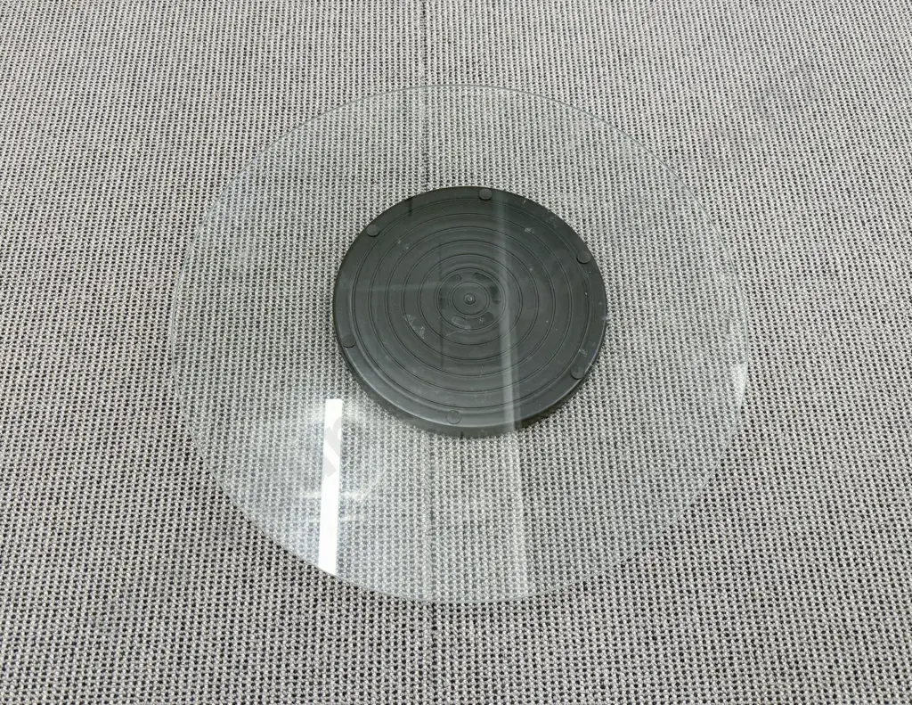 Boxed Lazy Susan with Glass Top Image 1++