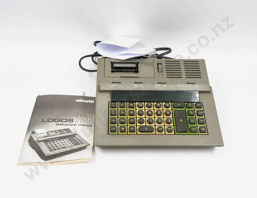 A Vintage Olivetti Logos Business Calculator Image 1++