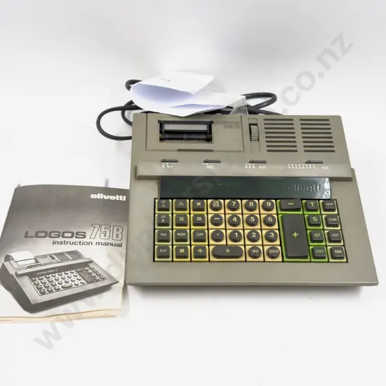 A Vintage Olivetti Logos Business Calculator