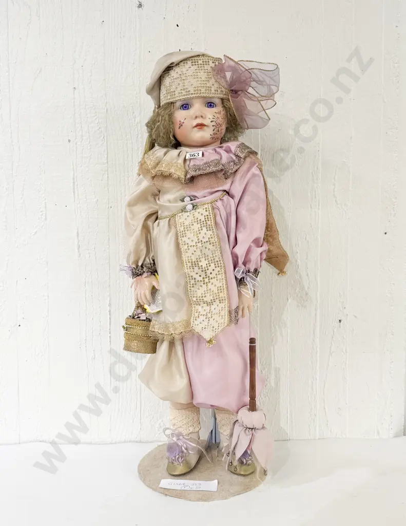 New Bisque Character Doll on ball jointed composition body 68cm Image 1++
