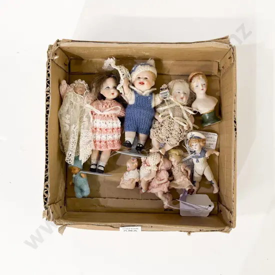 Collection Small New Bisque Dolls