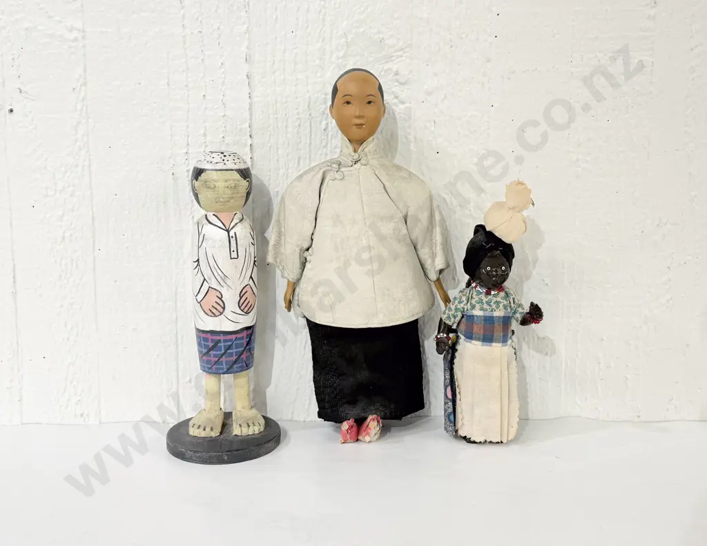 Antique Door of Hope Mission Doll Shanghai China & Two Others Image 1++