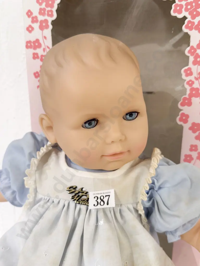 Boxed Gotz Made in West Germany All Vinyl Baby Doll with Original Outfit 50cm Image 1++