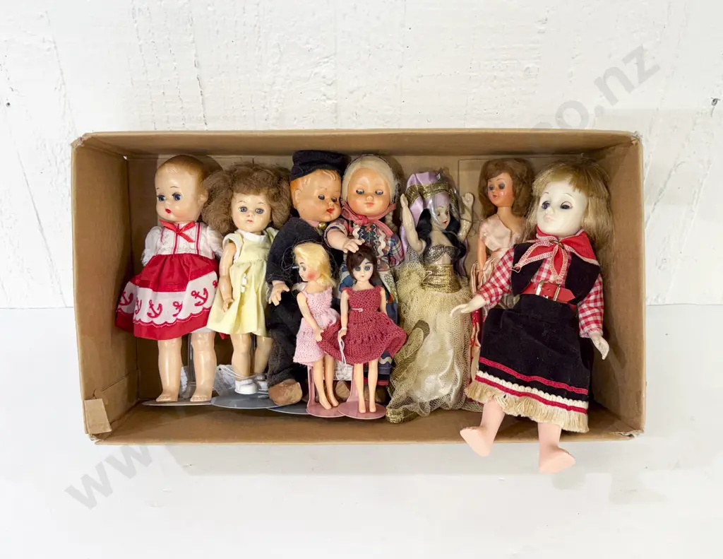 Collection of Hard Plastic Dolls Image 1++