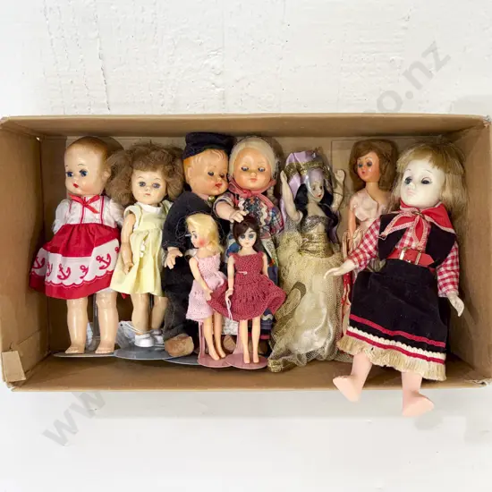 Collection of Hard Plastic Dolls