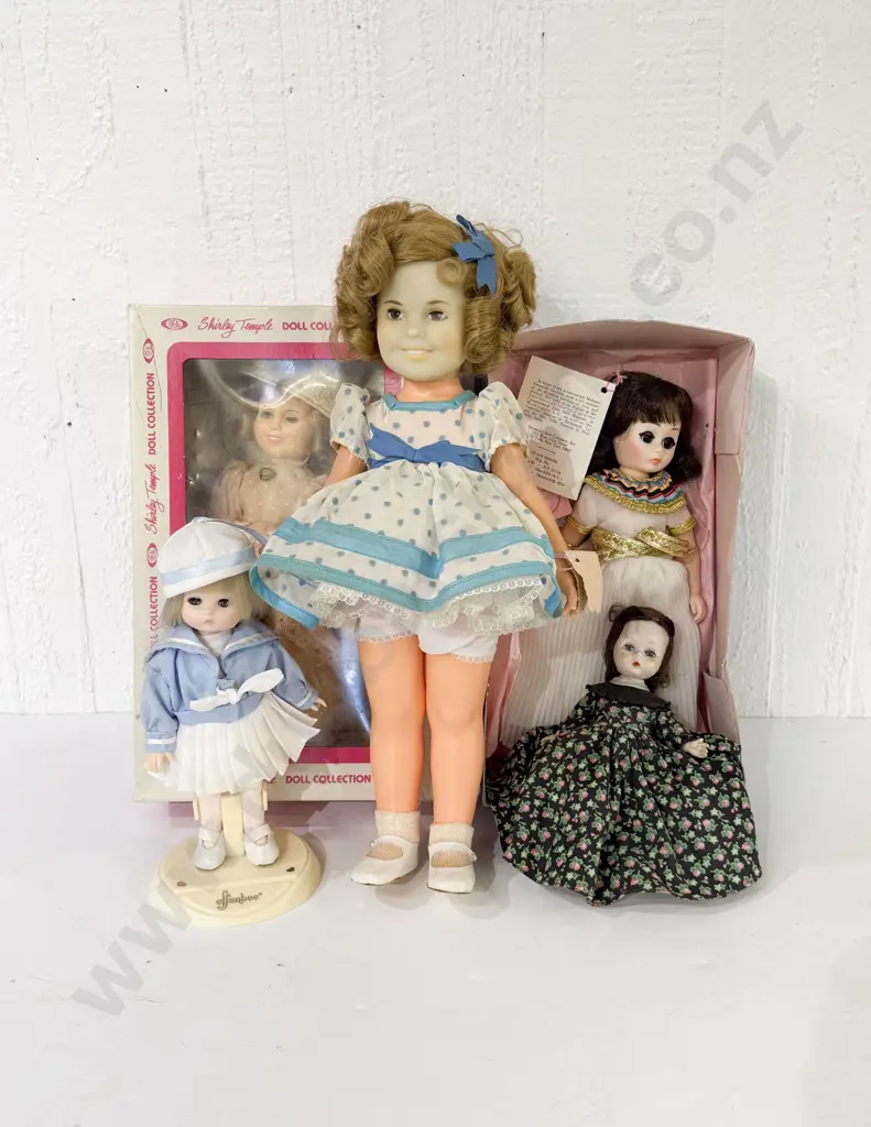 Two Shirley Temple Dolls Two Madame Alexander Effanbee Image 1++