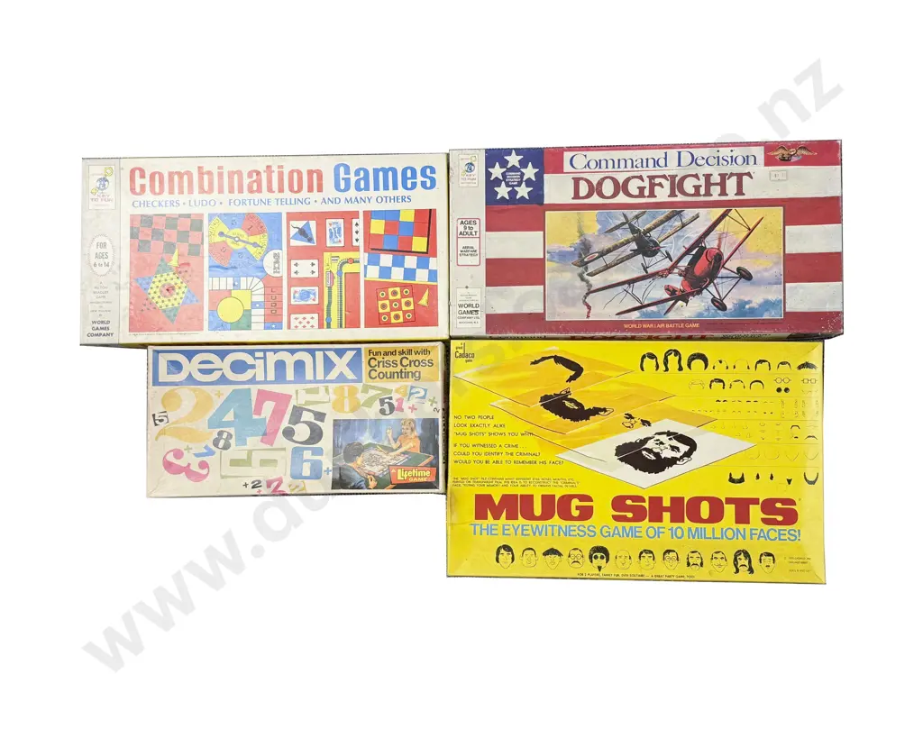 Four Vintage Board Games Image 1++