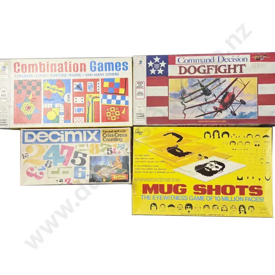 Four Vintage Board Games