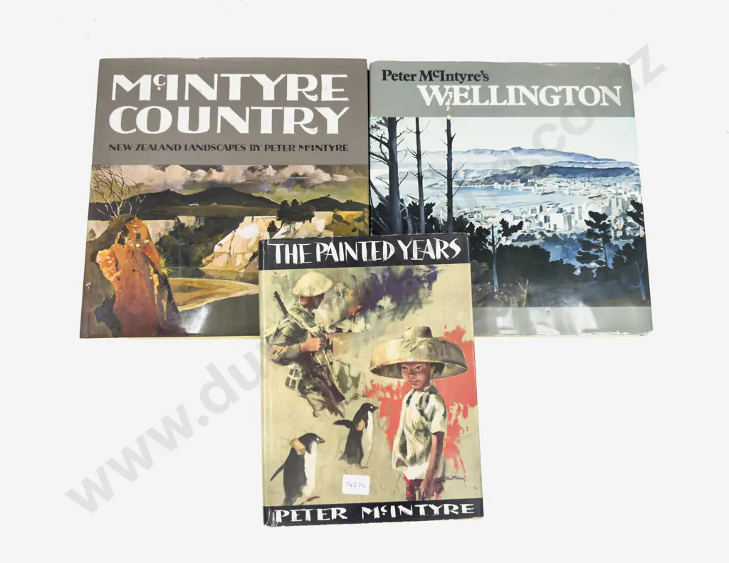 Three Peter McIntyre Art Books Image 1++