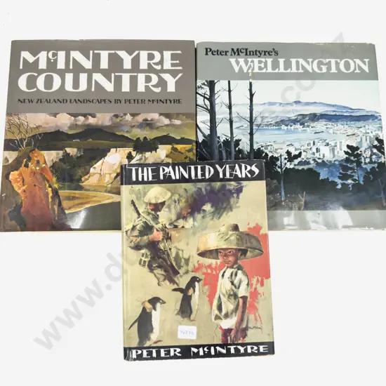 Three Peter McIntyre Art Books