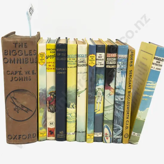 12 Biggles Books