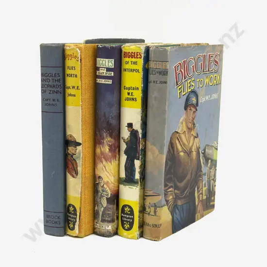 5 Biggles Books