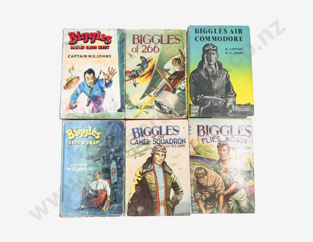 6 Biggles Books Image 1++