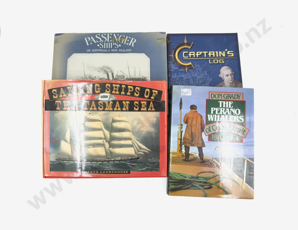 4 NZ/Australian Whaling & Seafaring Books Image 1++