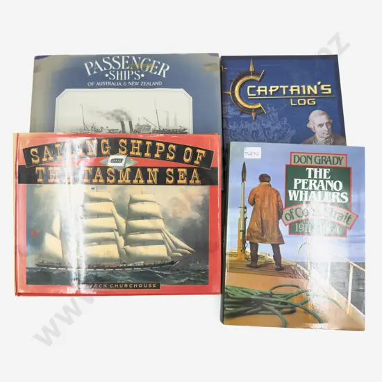 4 NZ/Australian Whaling & Seafaring Books
