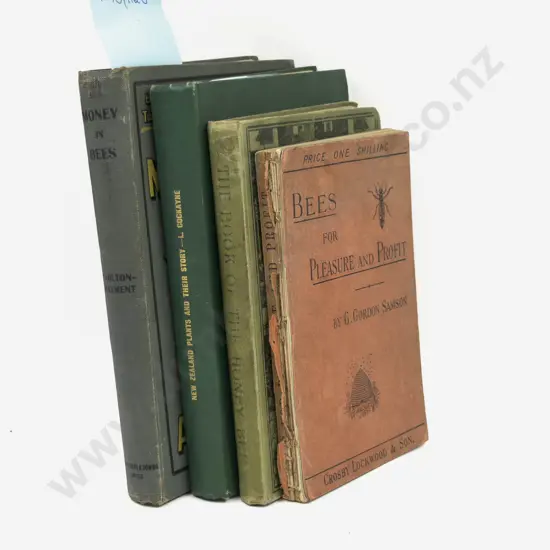 3 Books On Bees & Bee-Keeping & NZ Plants (4)