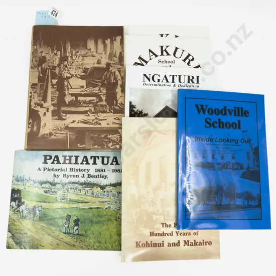 7 Manawatu Topographical & Historical Reference Books
