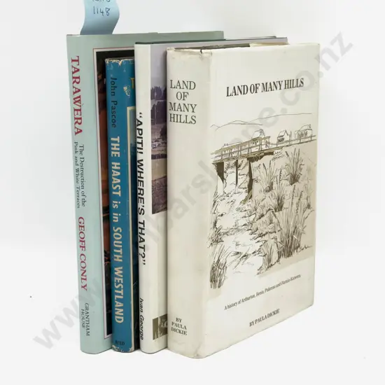 4 New Zealand Topographical Reference Books