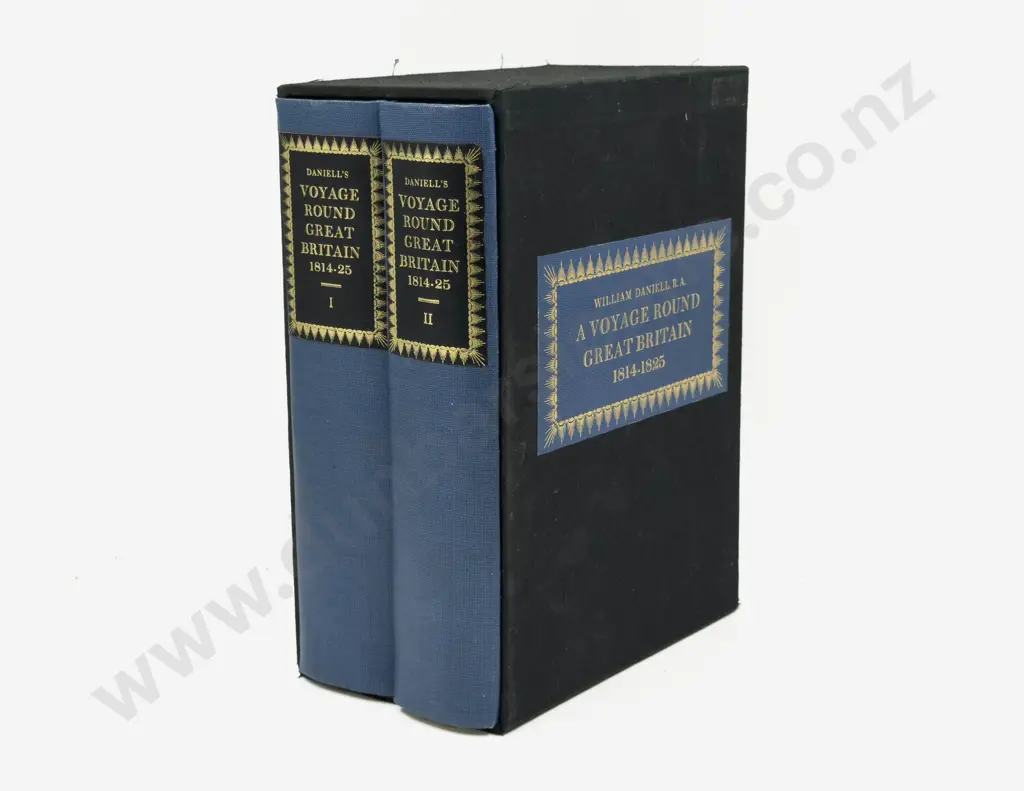 A Voyage Round Great Britain by William Daniell (2 Volume Set) Image 1++