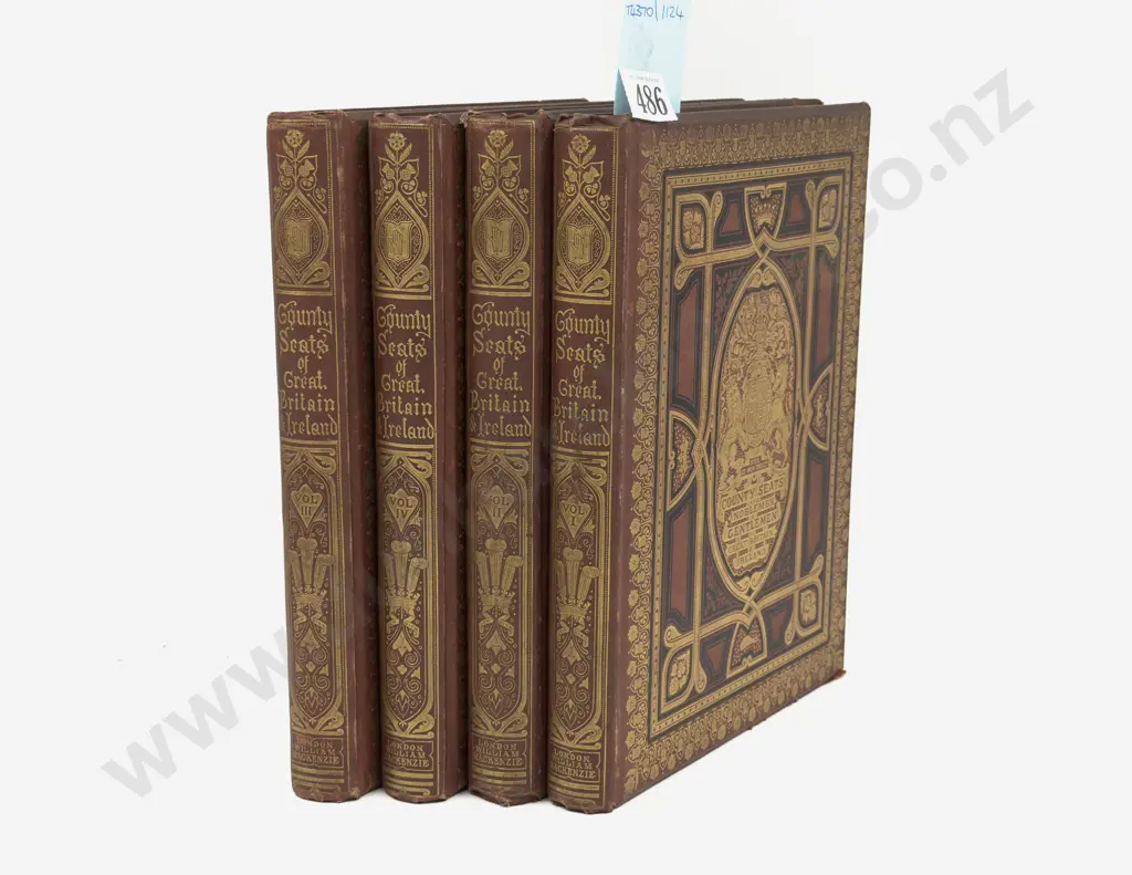 A Series Of Picturesque Views Of Seats of Noblemen and Gentlemen of Great Britain and Ireland (4 Vols) Image 1++