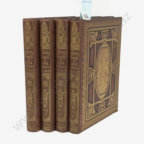 A Series Of Picturesque Views Of Seats of Noblemen and Gentlemen of Great Britain and Ireland (4 Vols)