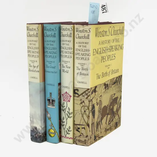 A History Of The English-Speaking Peoples by Winston S Churchill (4 Volumes)