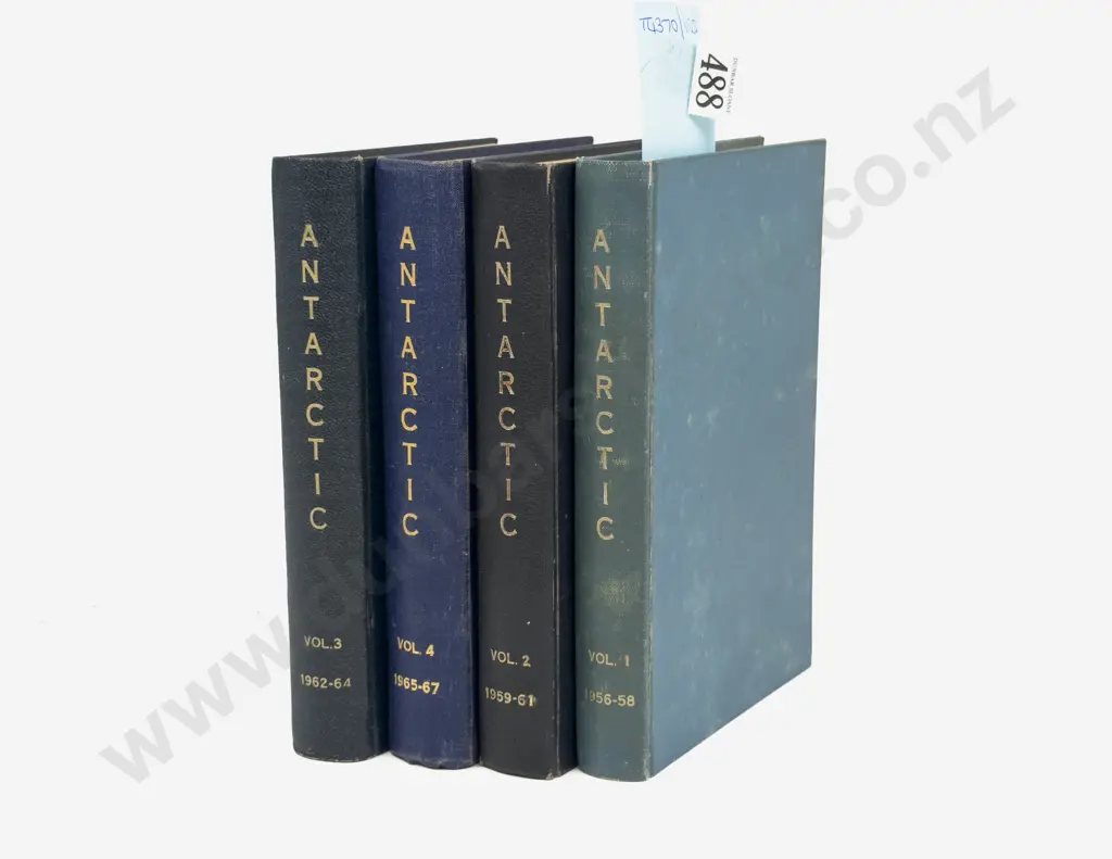 4 Antarctic A News Bulletin Volumes 1956-67 Image 1++
