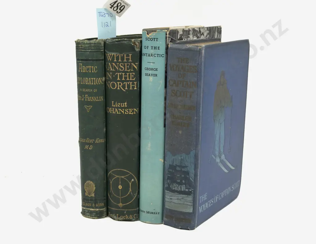 4 Early Antarctic & Arctic Exploration Books Image 1++